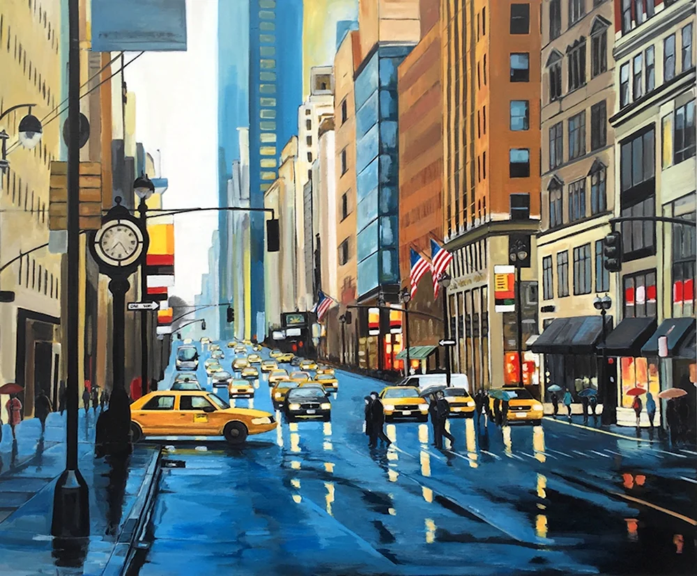 Нью-Йорк Painting