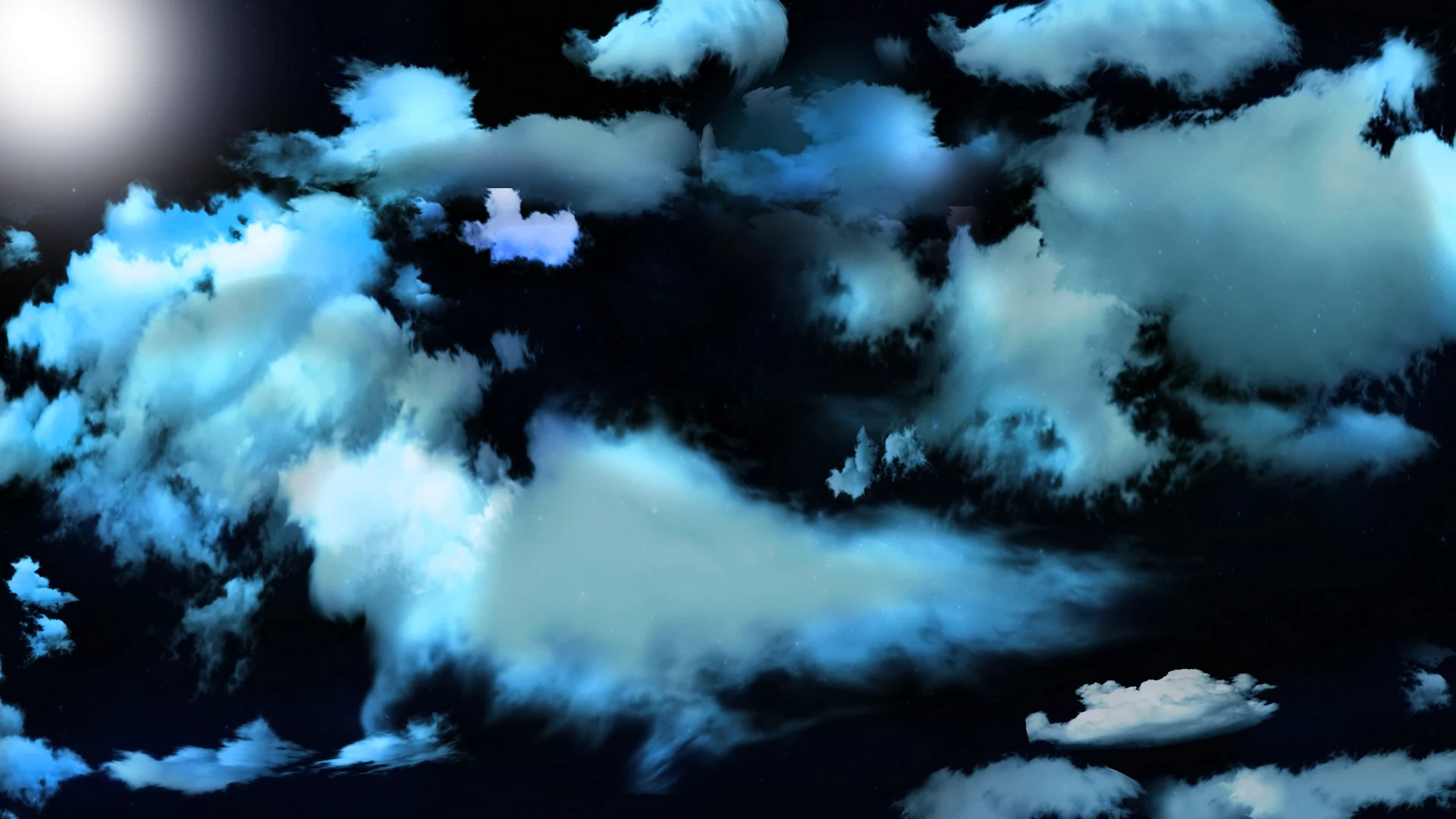 Ночные облака для фотошопа