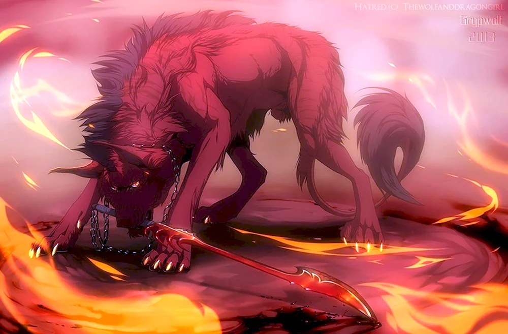 Огненный волк Фенрир