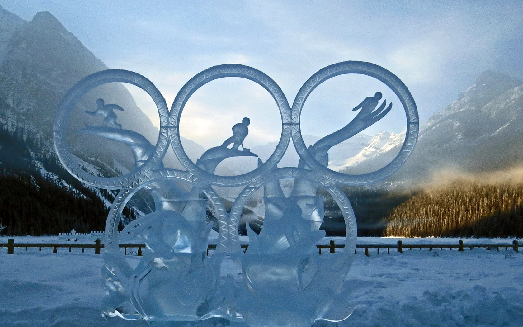 Олимпийский парк Сочи зима