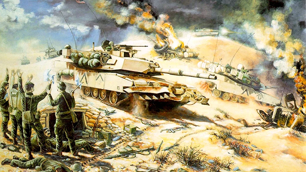 Операция буря в пустыне танковое сражение