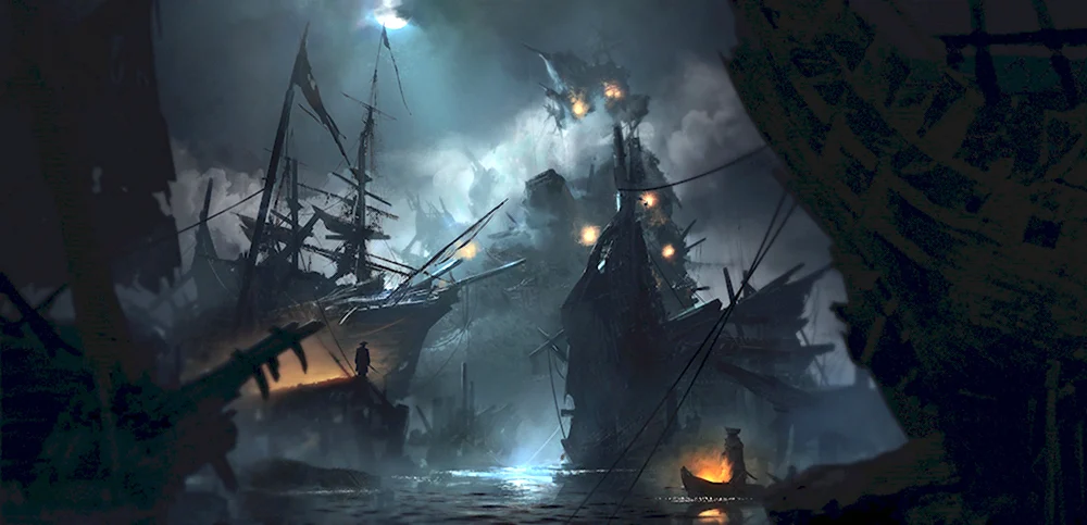 Остров погибших кораблей пираты Карибского моря