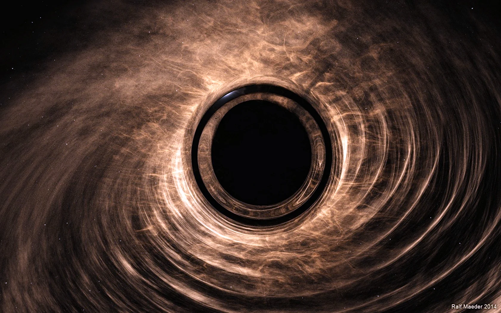 Овальная черная дыра
