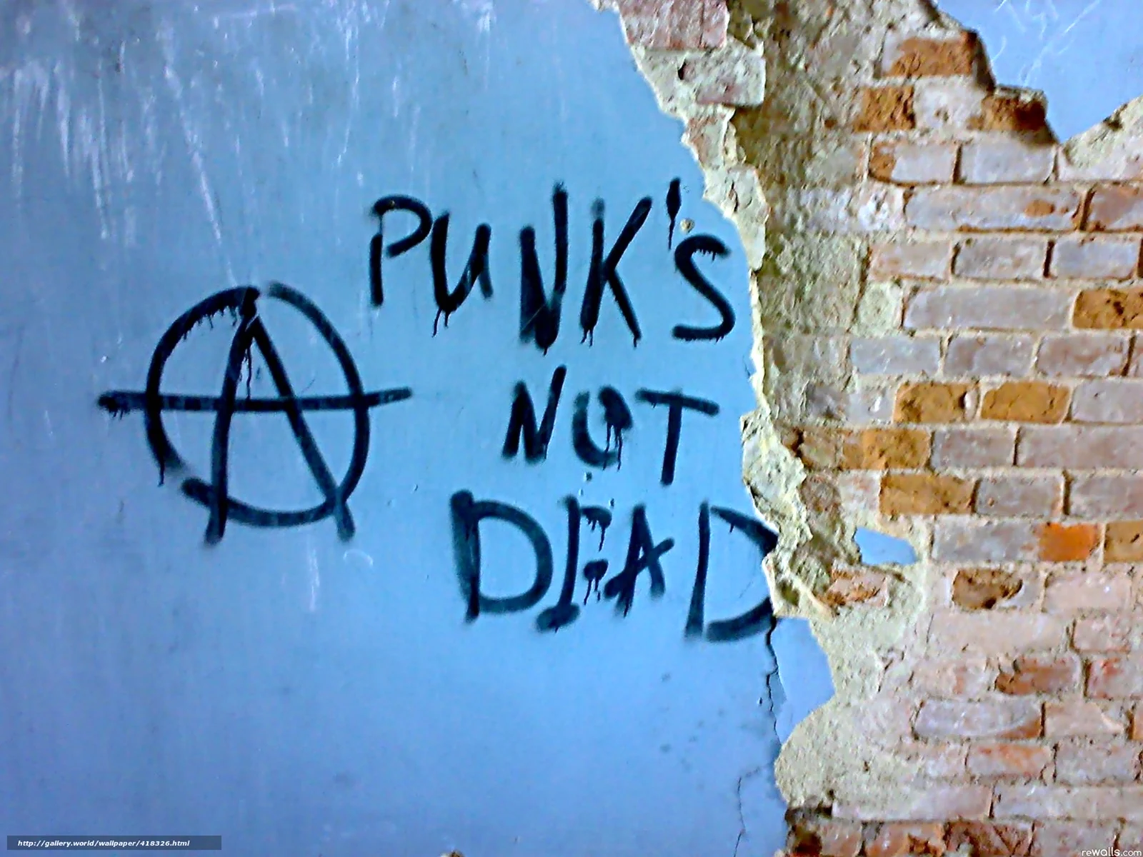 Панк надписи на стенах