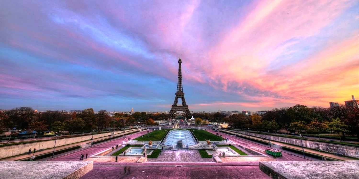 Париж Эйфелева башня 4к фото