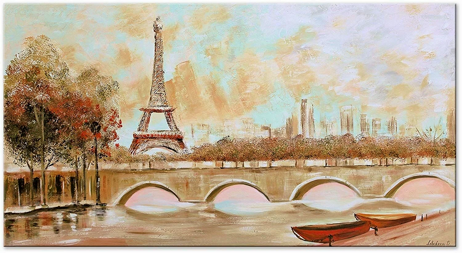 Париж красками