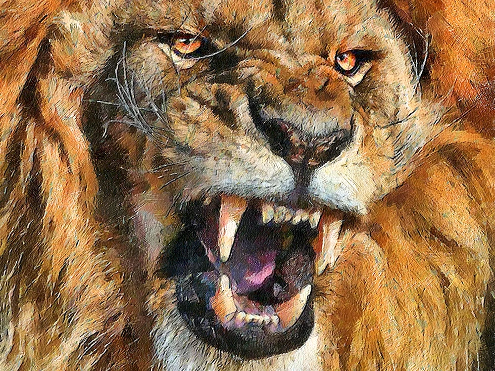 Пасть Льва рисунок