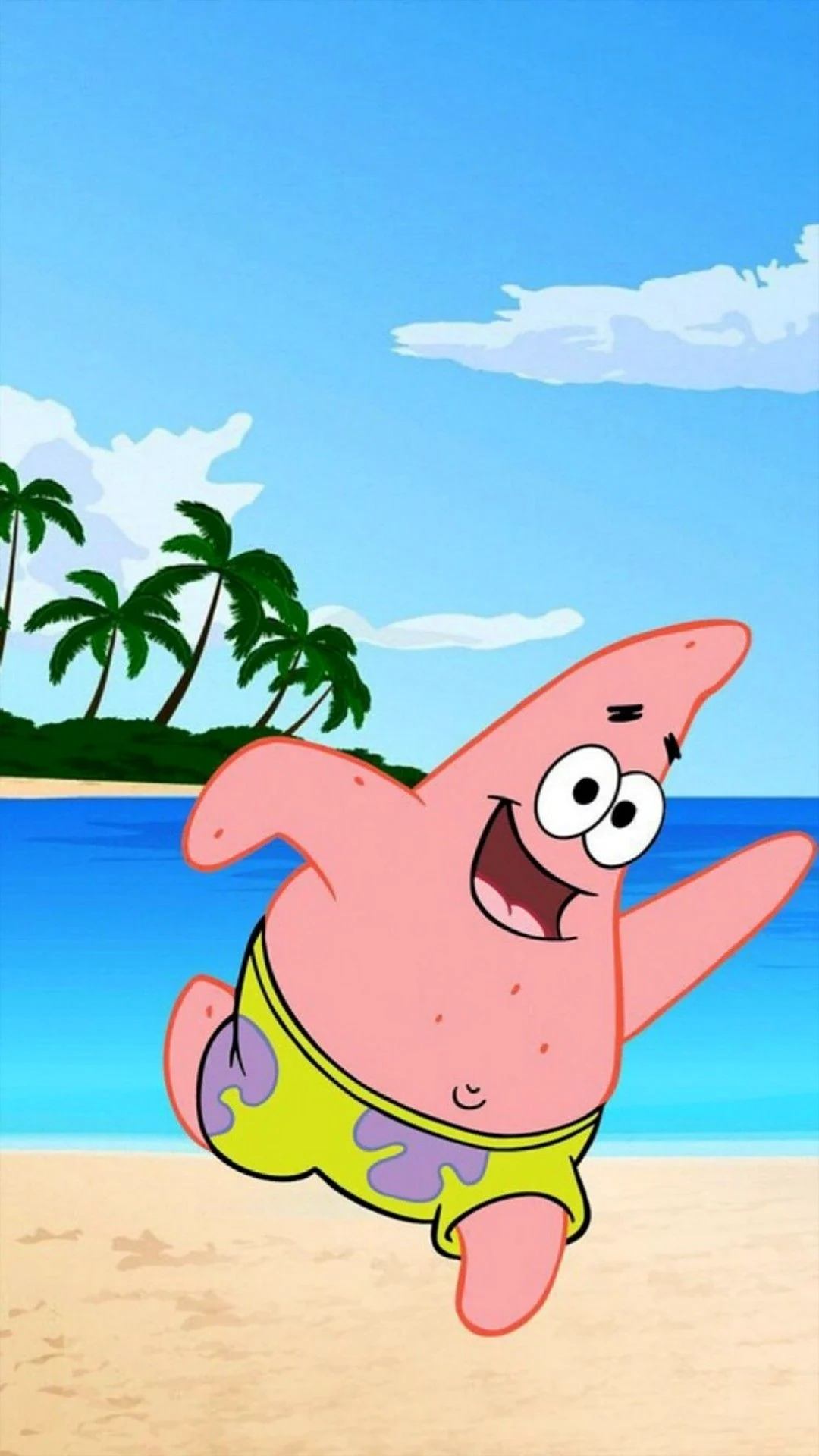Патрик на пляже