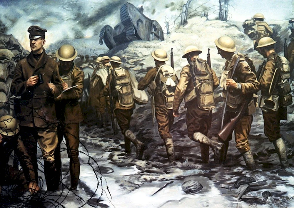 Первая мировая война Trench арт