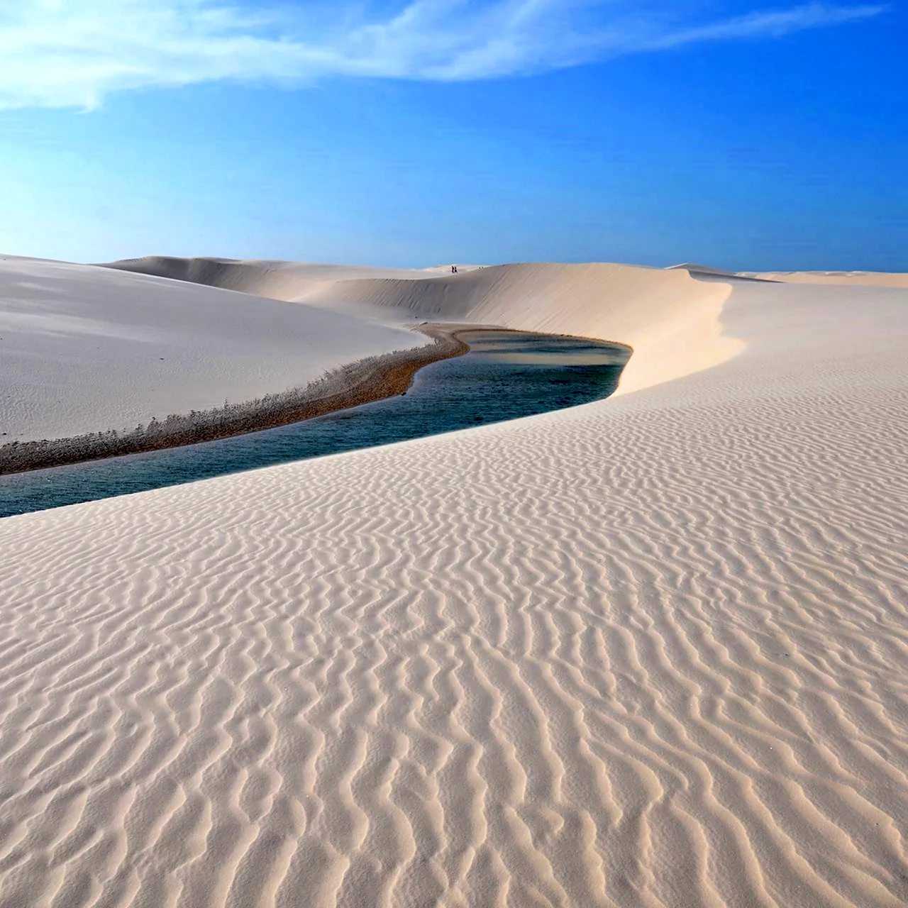 Песчаные дюны ночью