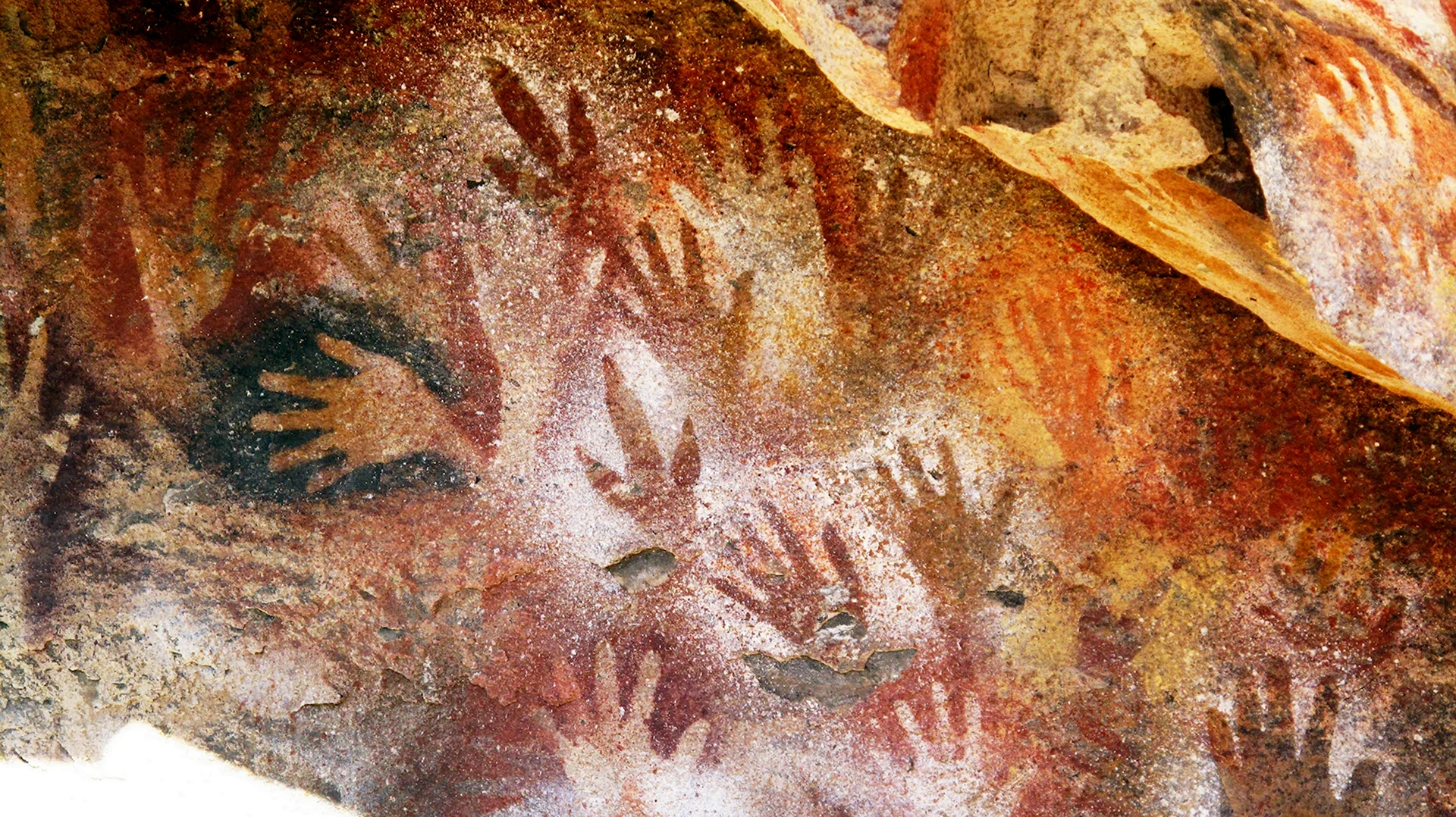 Пещера Альтамира Отпечатки рук