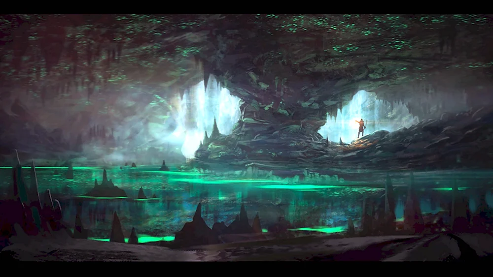 Пещера арт Dungeon and Dragons