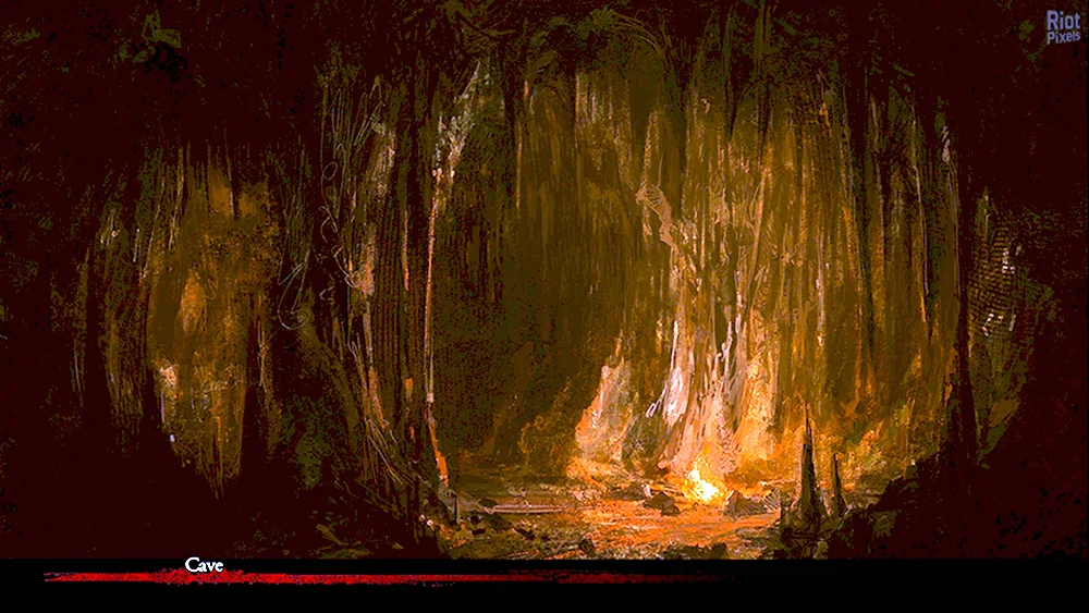 Пещера арт Ведьмак 3