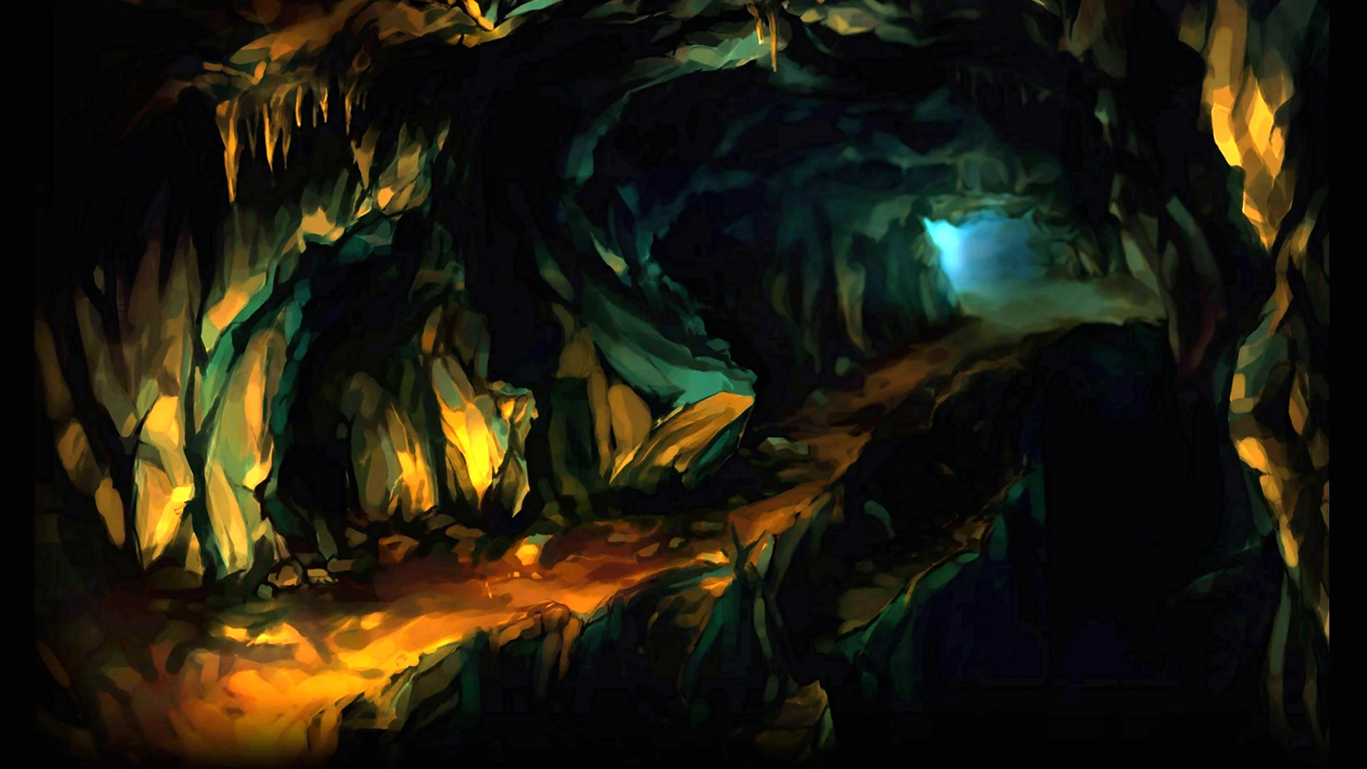 Пещера из мультфильма