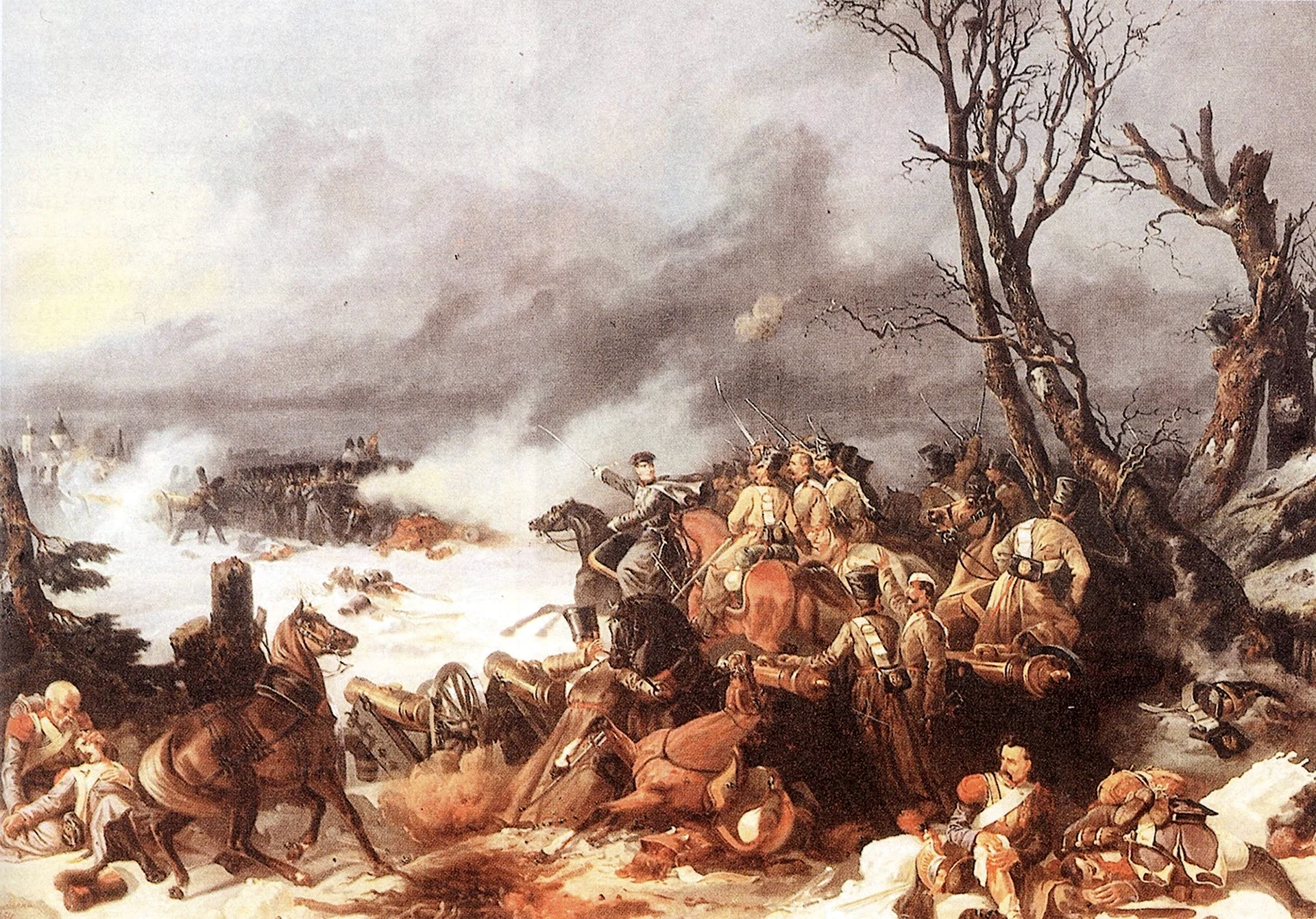 Петер фон Гесс. Сражение под Малоярославцем 1812