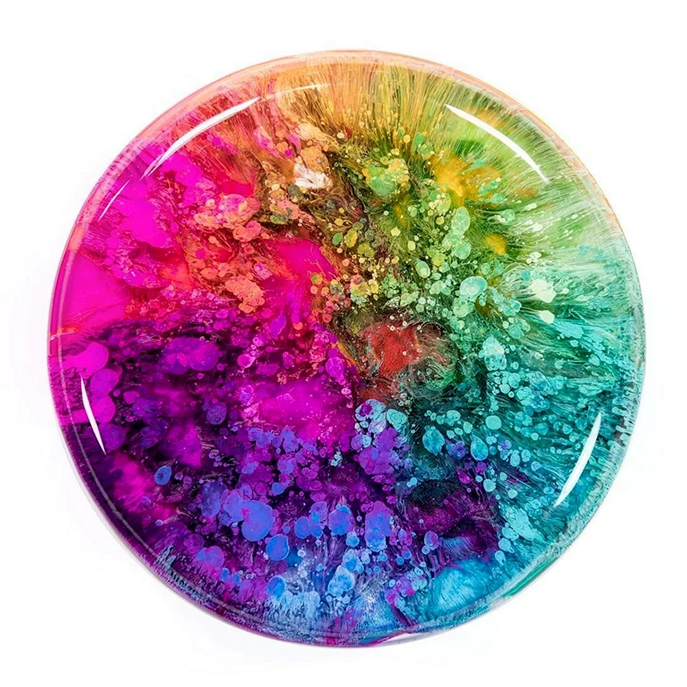 Petrified Rainbow Petri Art