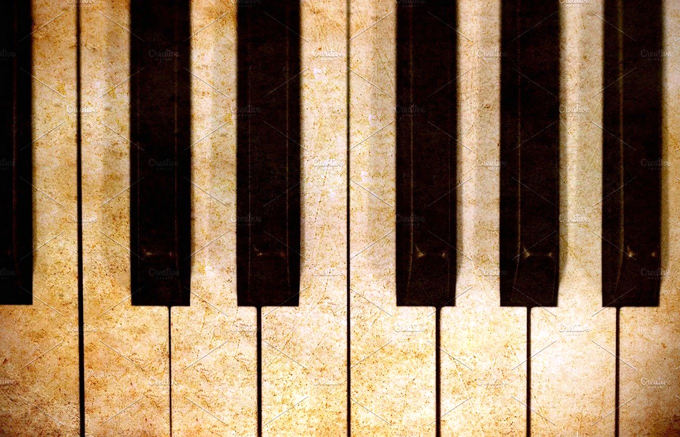 Пианино с полосками