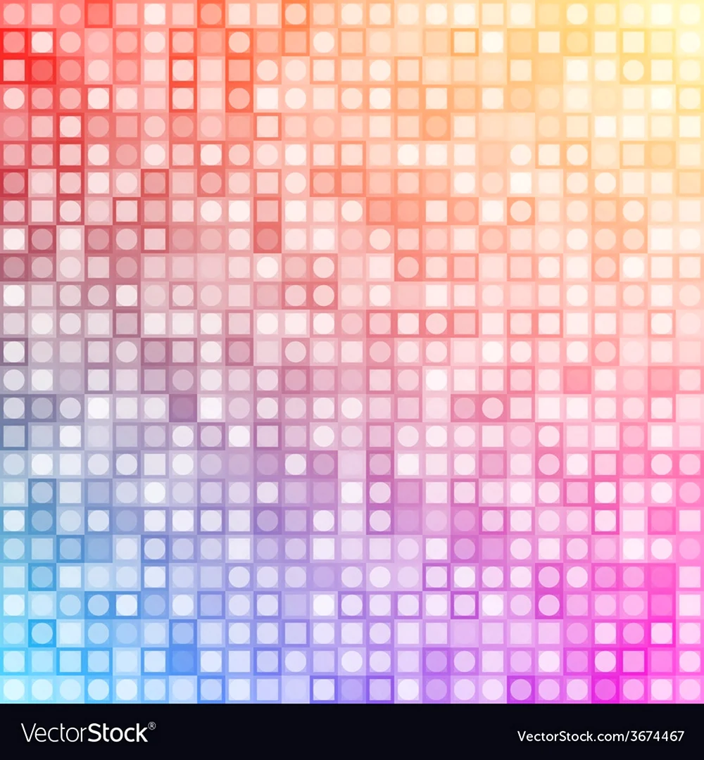 Пиксельная мозаика цветная