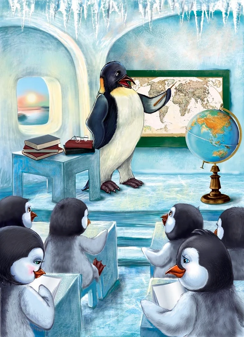 Пингвин арт