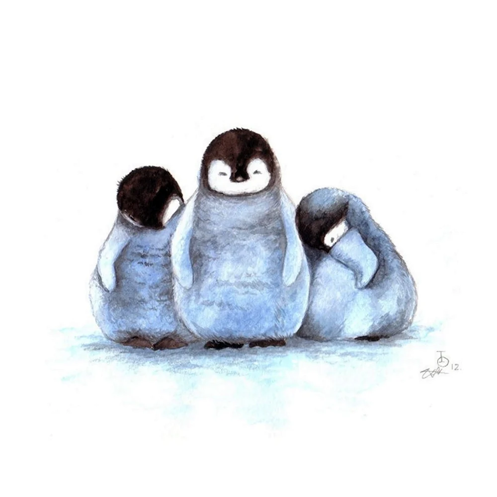 Пингвиненок арт