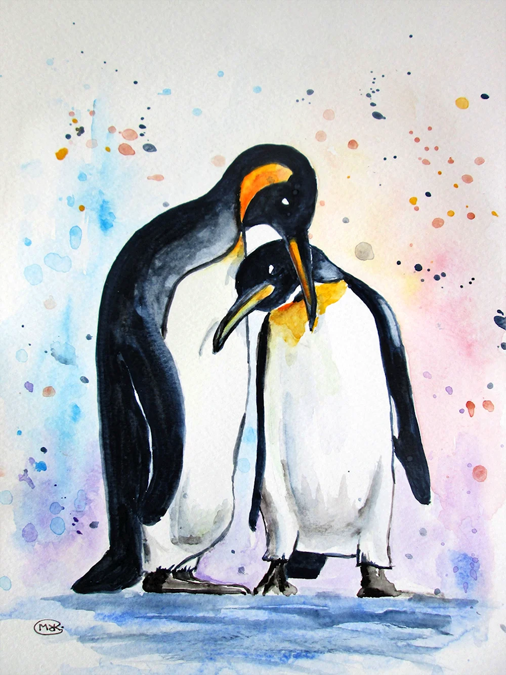 Пингвины любовь