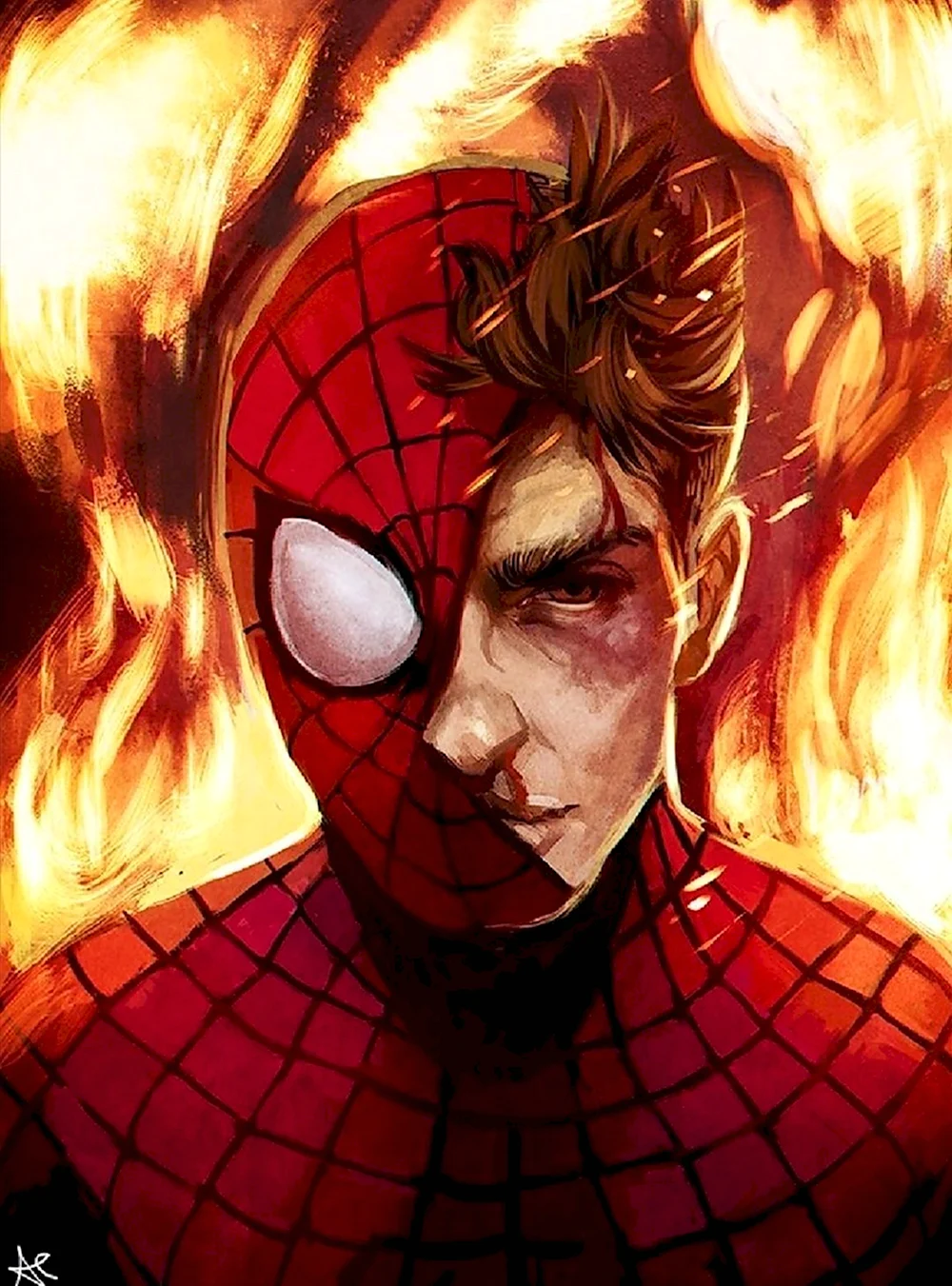 Питер Паркер это человек паук маска