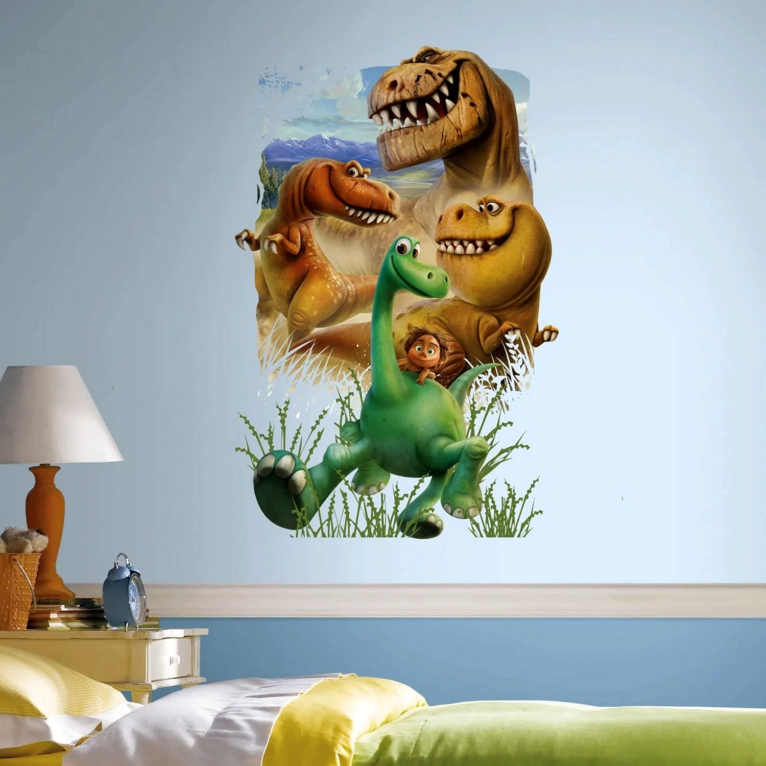 Плакат с динозаврами на стену