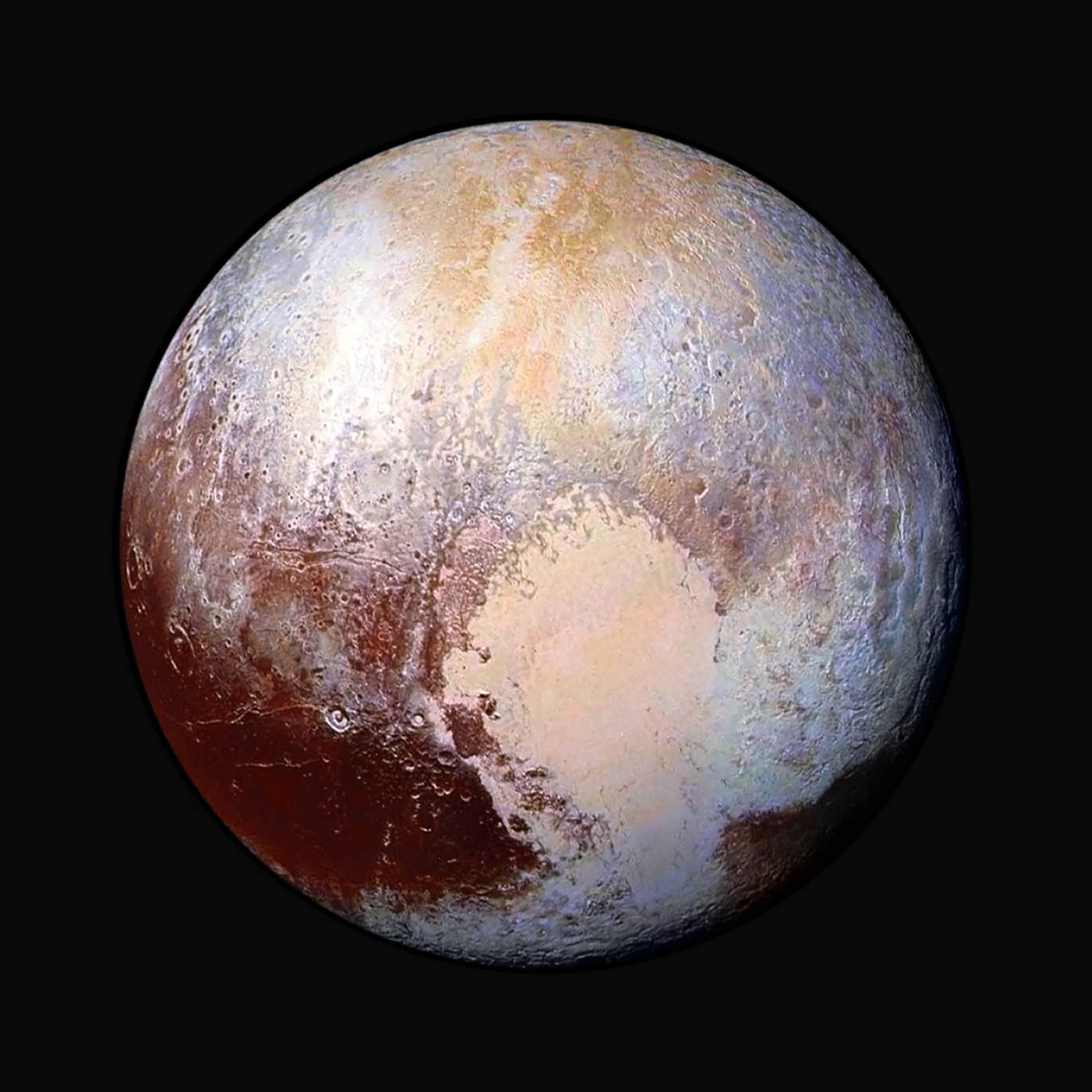 Плутон цвет планеты