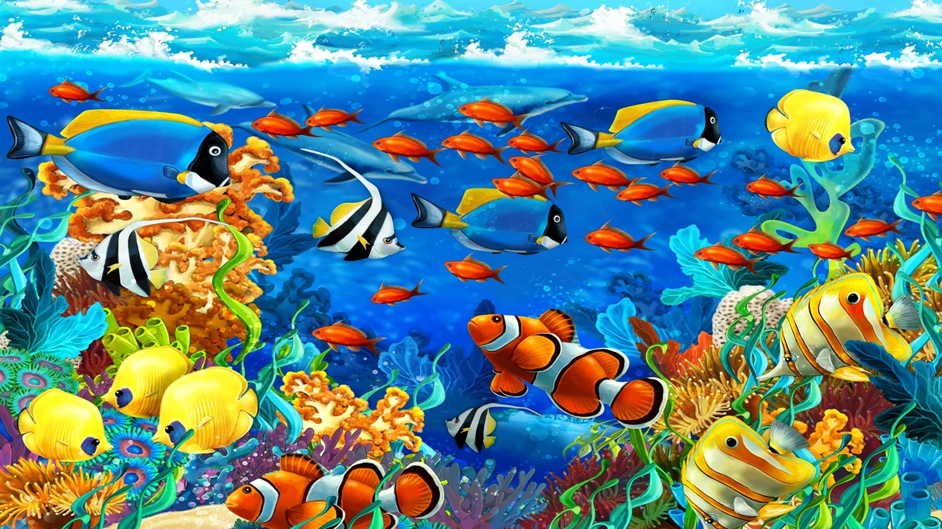 Подводный мир рыбы