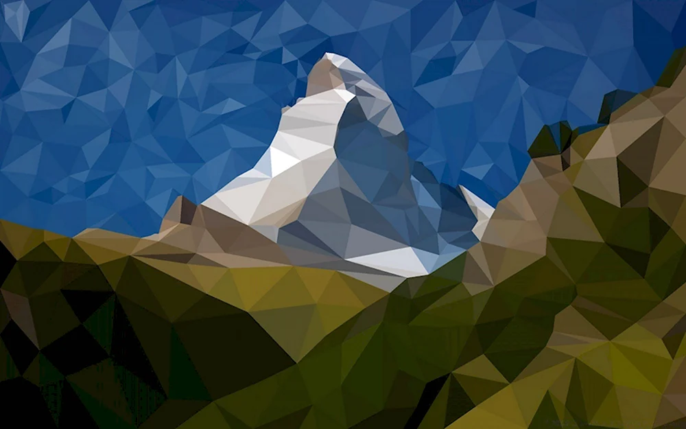 Полигональные горы