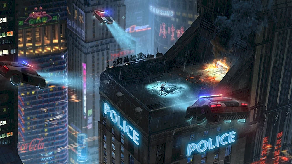 Полицейский участок в киберпанк 2077