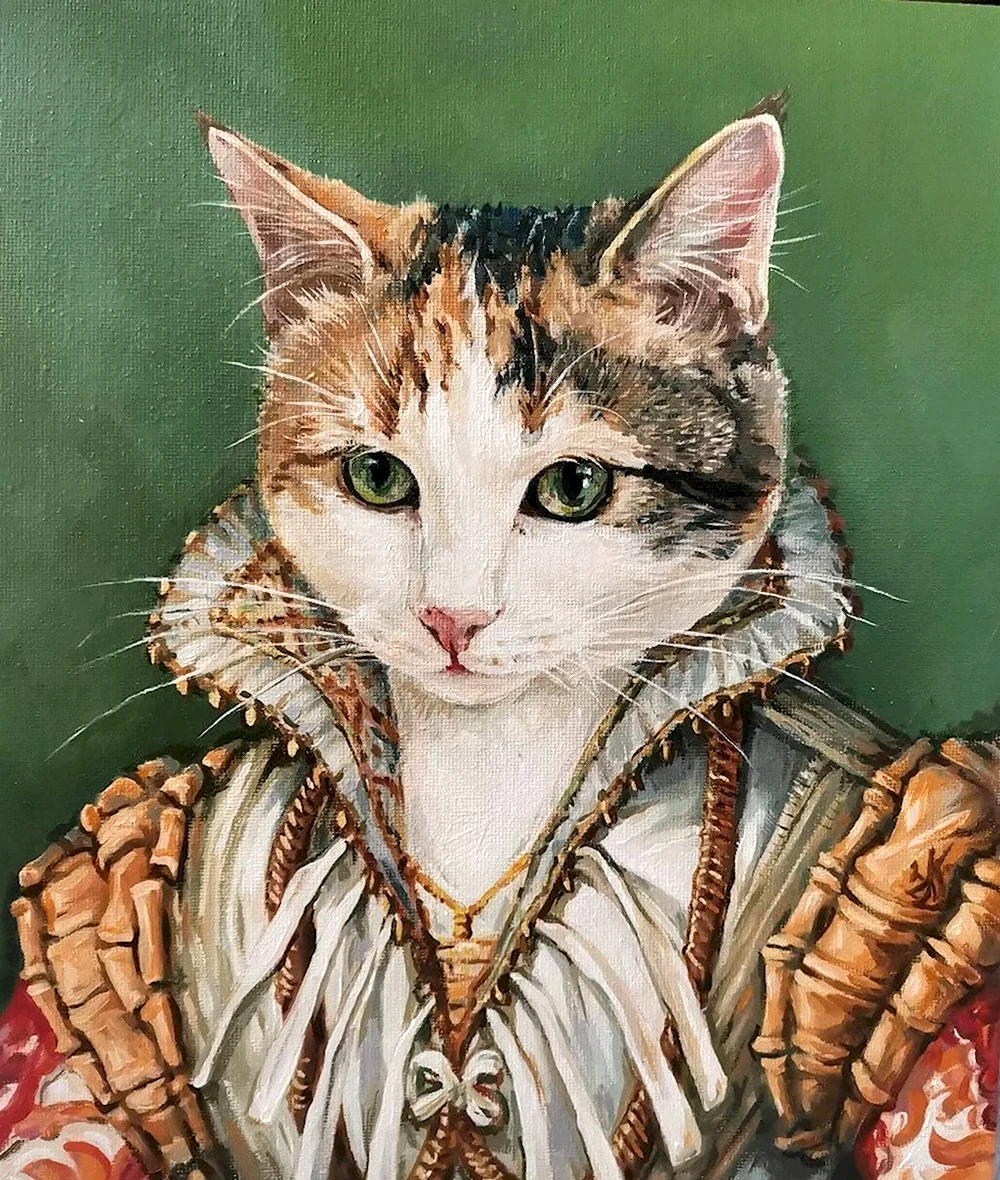 Портрет кошки портрет кошки