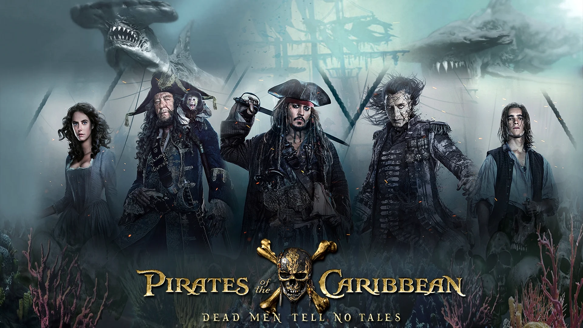Постер фильма пираты Карибского моря