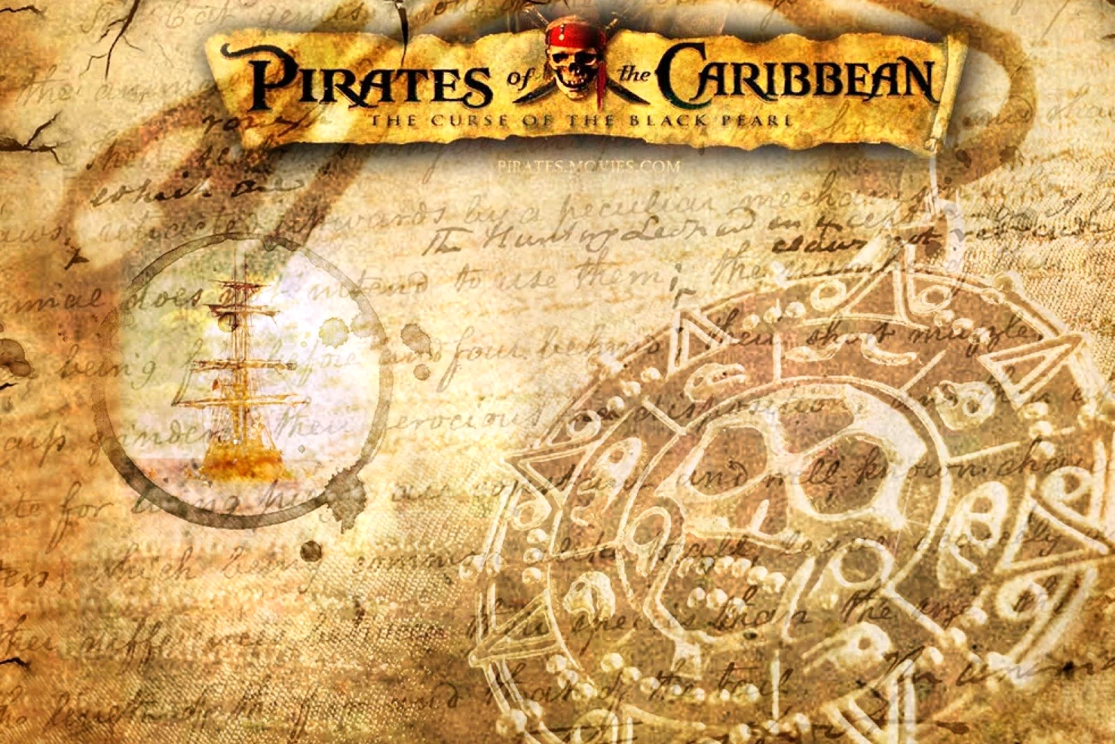 Пригласительный в стиле пиратов Карибского моря
