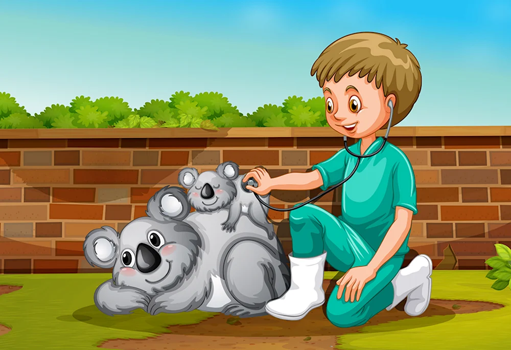 Профессия ветеринар зоопарк для детей