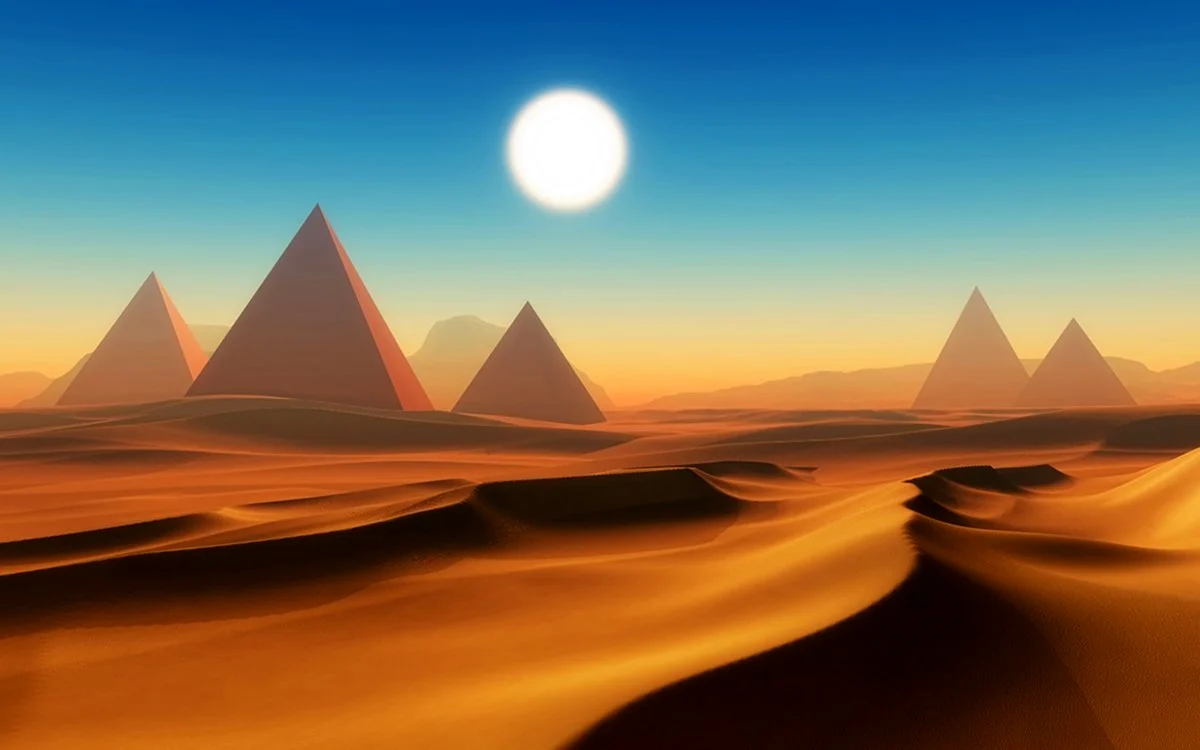 Пустыня пирамиды