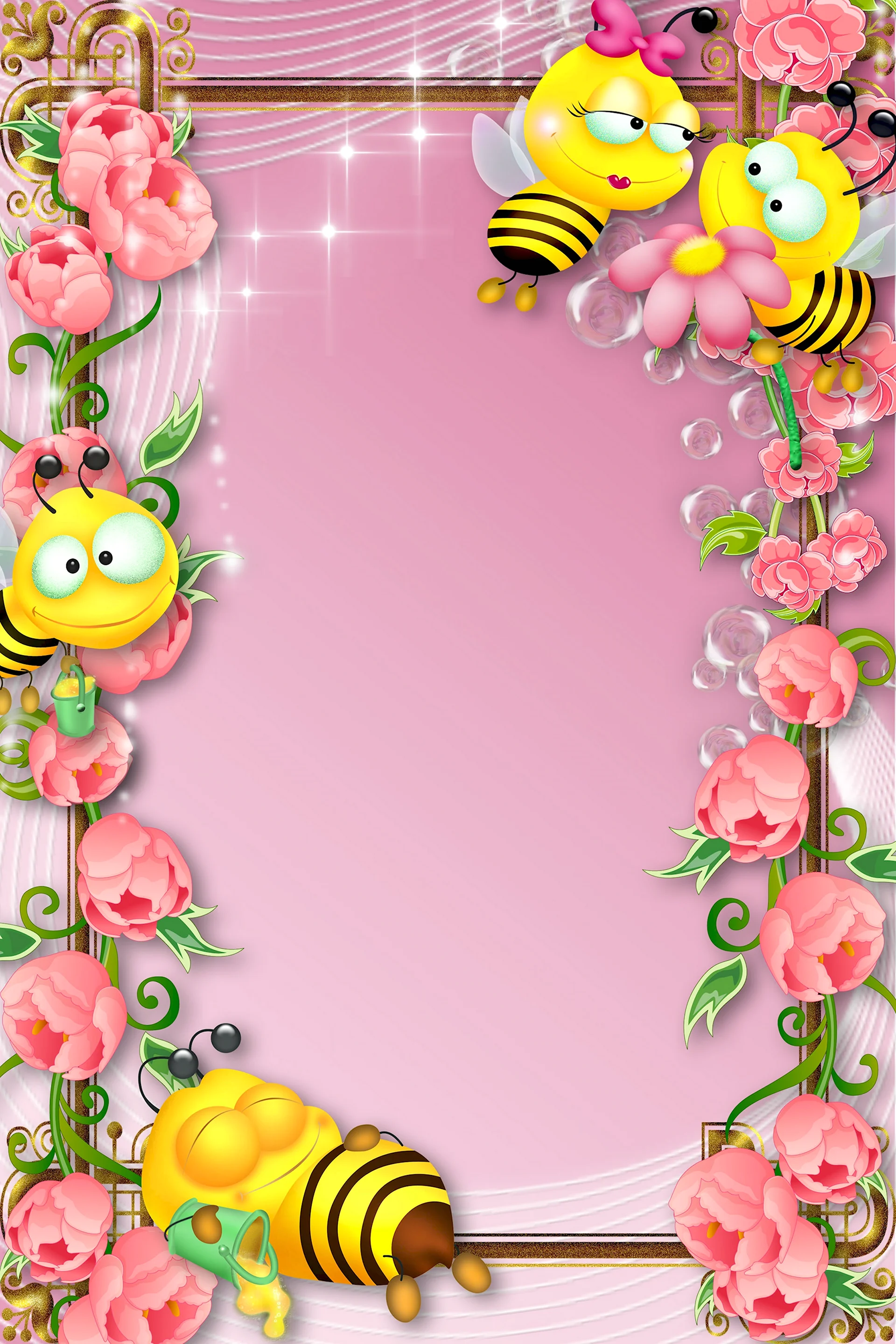 Рамка пчелки