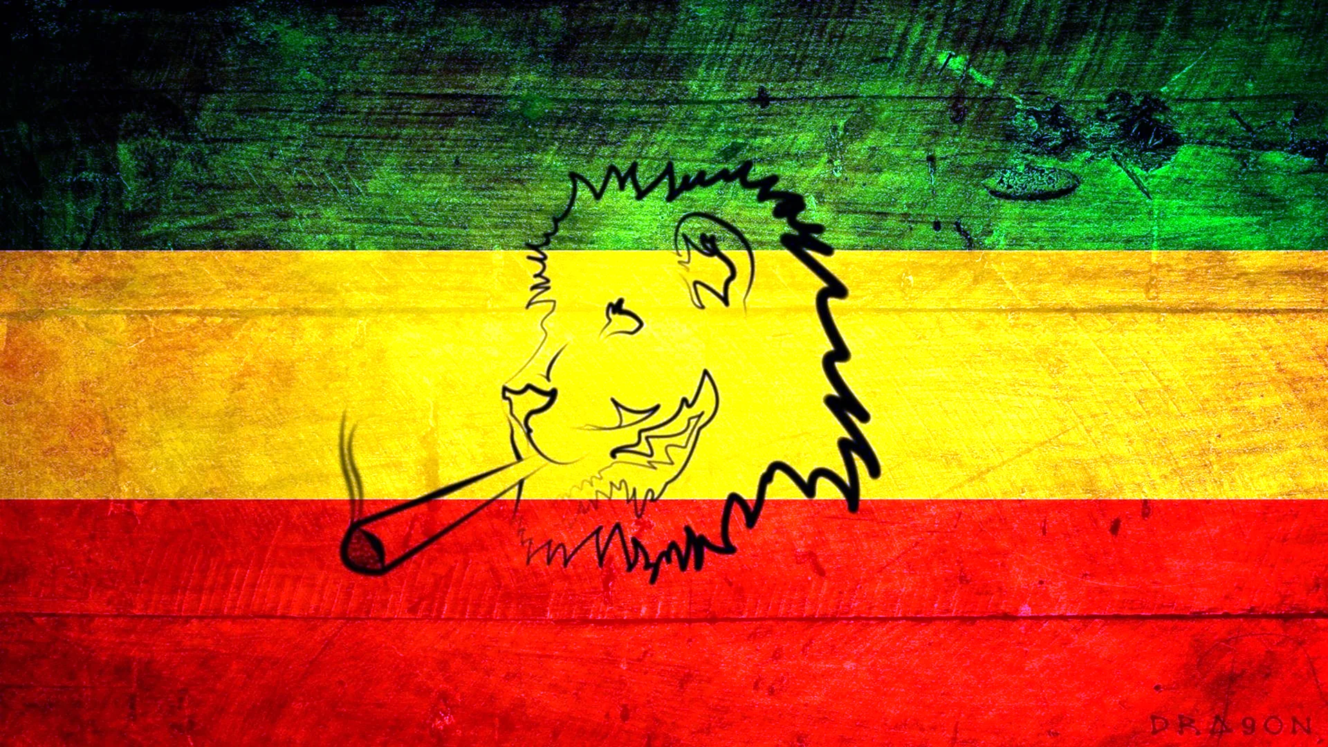 Растаманский флаг Боб Марли