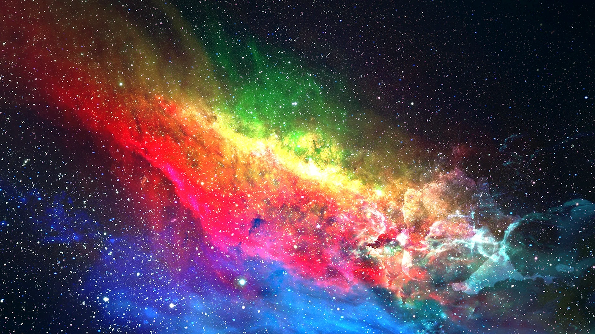 Разноцветный космос