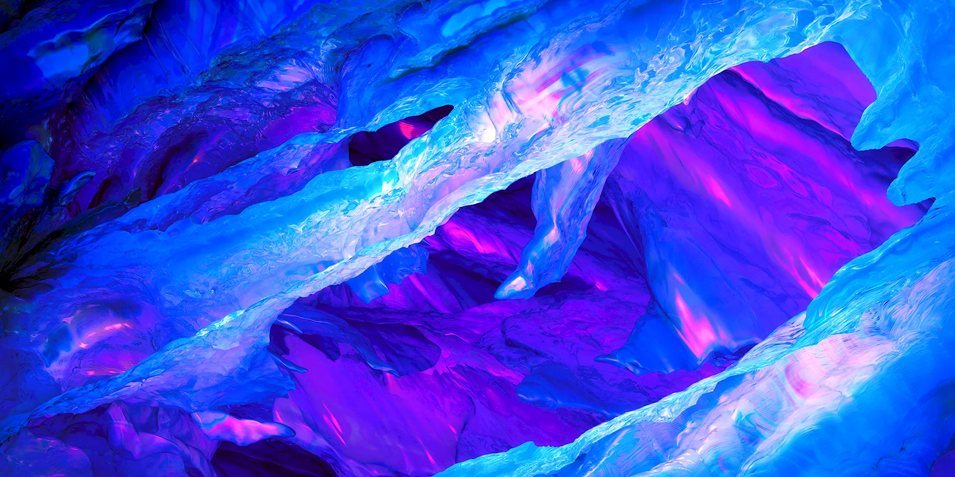 Разноцветный лед
