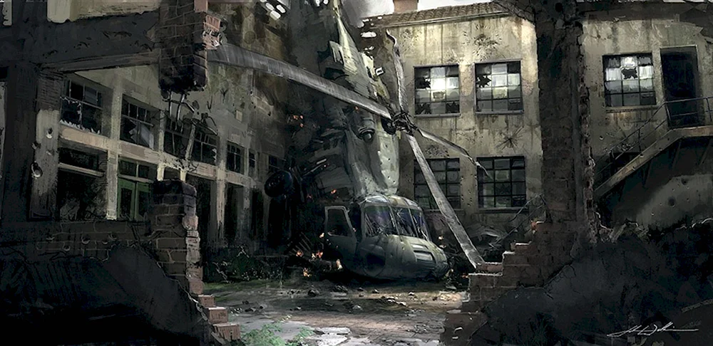 Разрушенные здания в играх