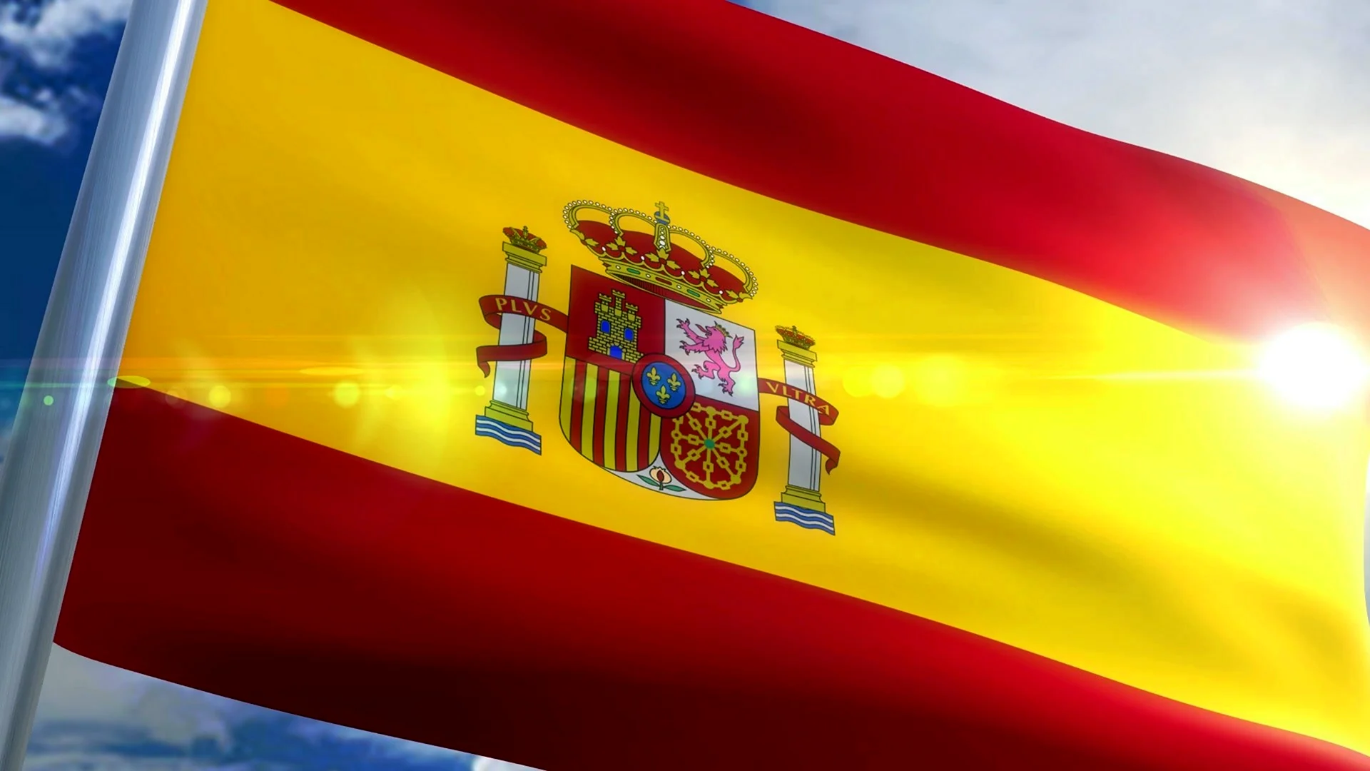 Россия Испания флаги