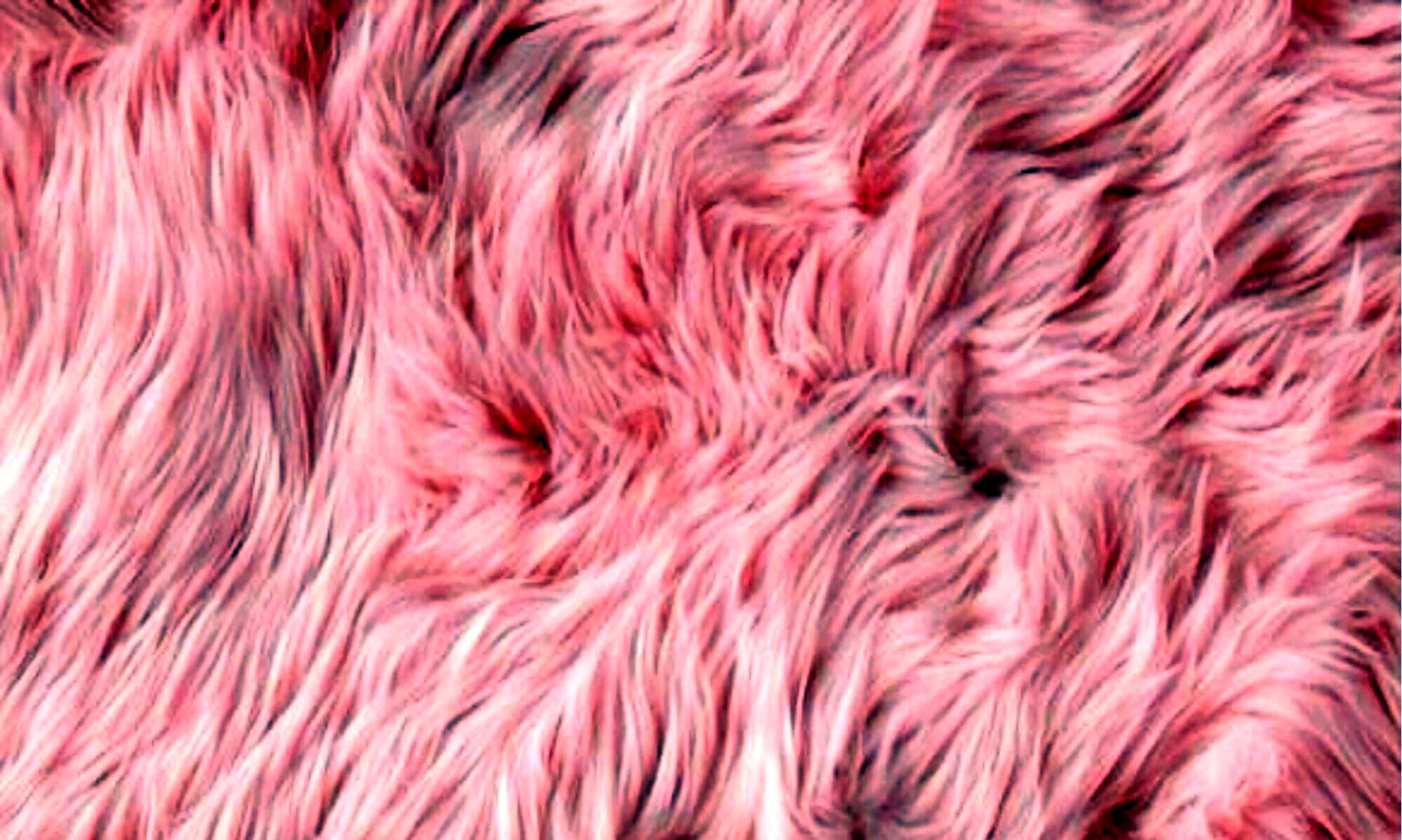 Розовая шерсть