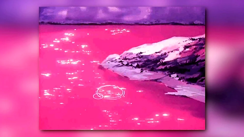 Розовое море аниме