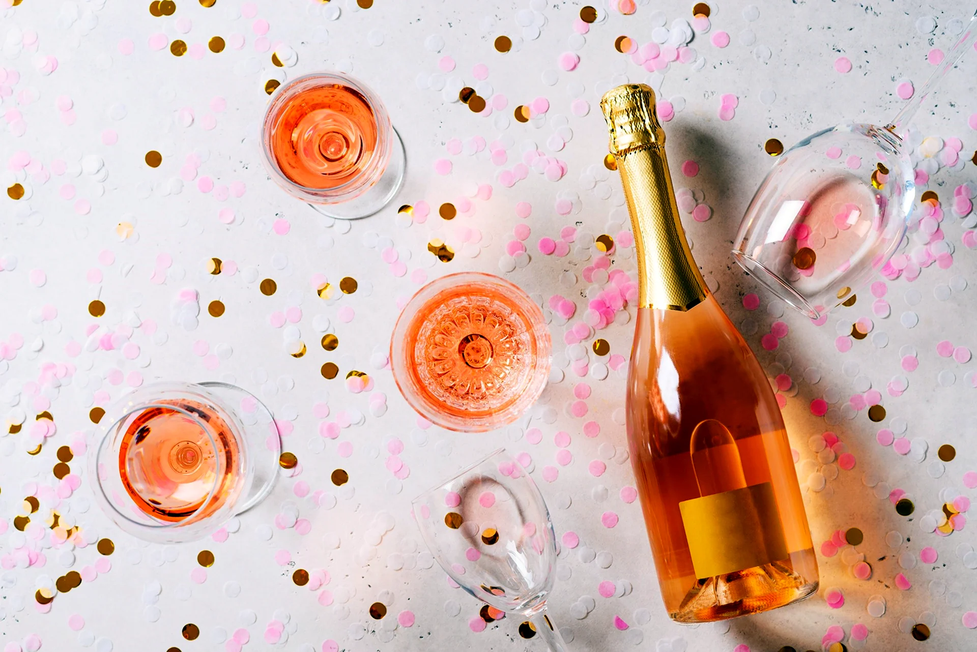 Розовое шампанское фон