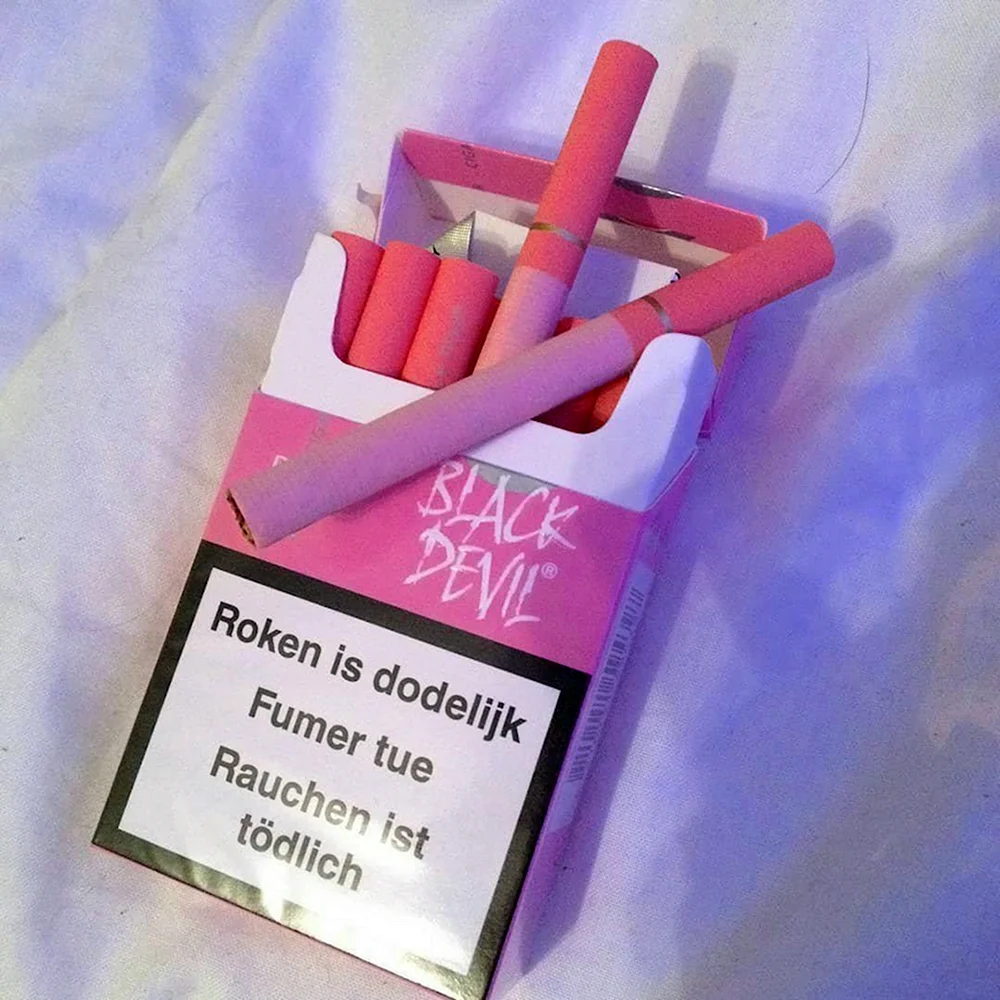 Розовые сигареты Эстетика