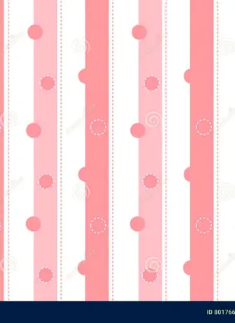 Розовый детский фон с полосками