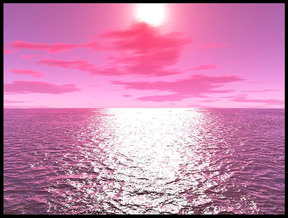 Розовый закат