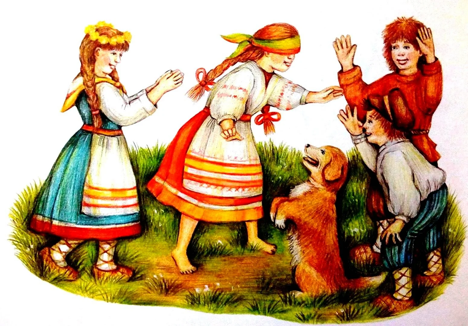Русский народный фольклор русские игры