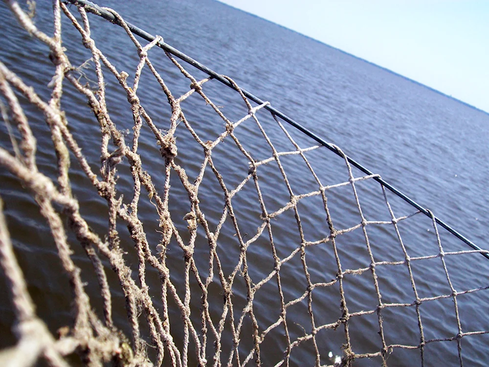 Рыболовные сети в море
